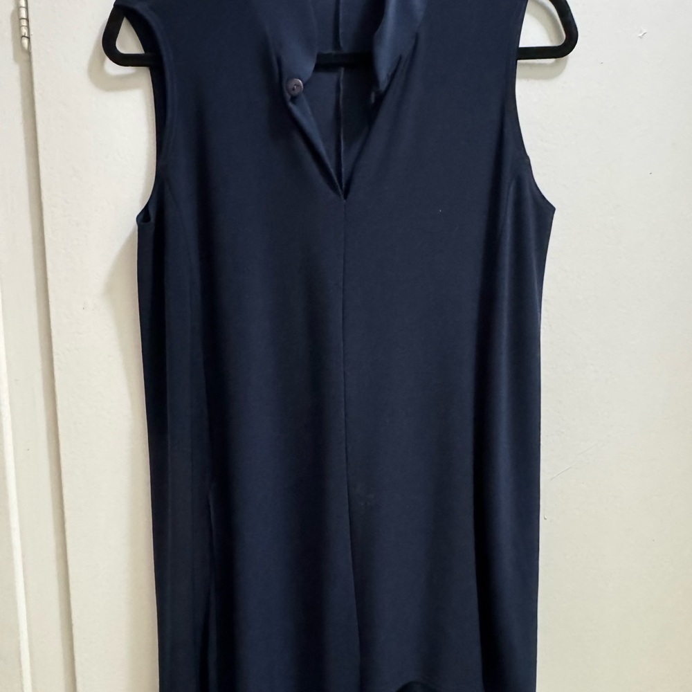 Sympli Blue Sleeveless Bodysuit Top